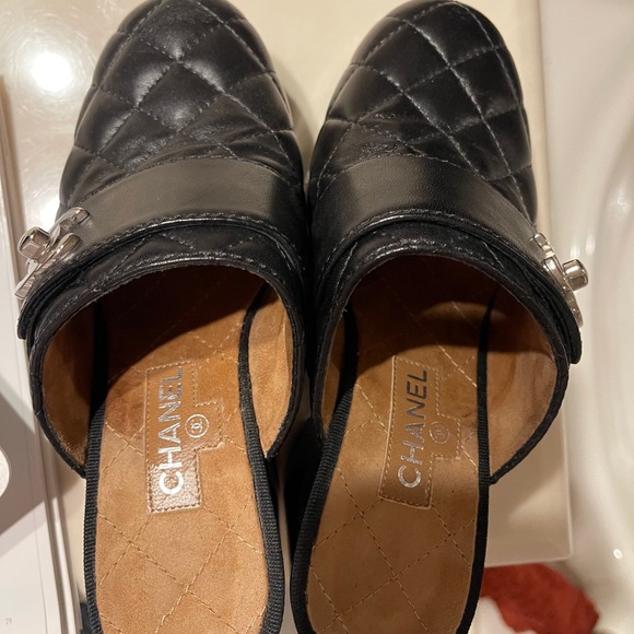 Chanel Clogs Mules Black 36 6 - Picture 7 of 10